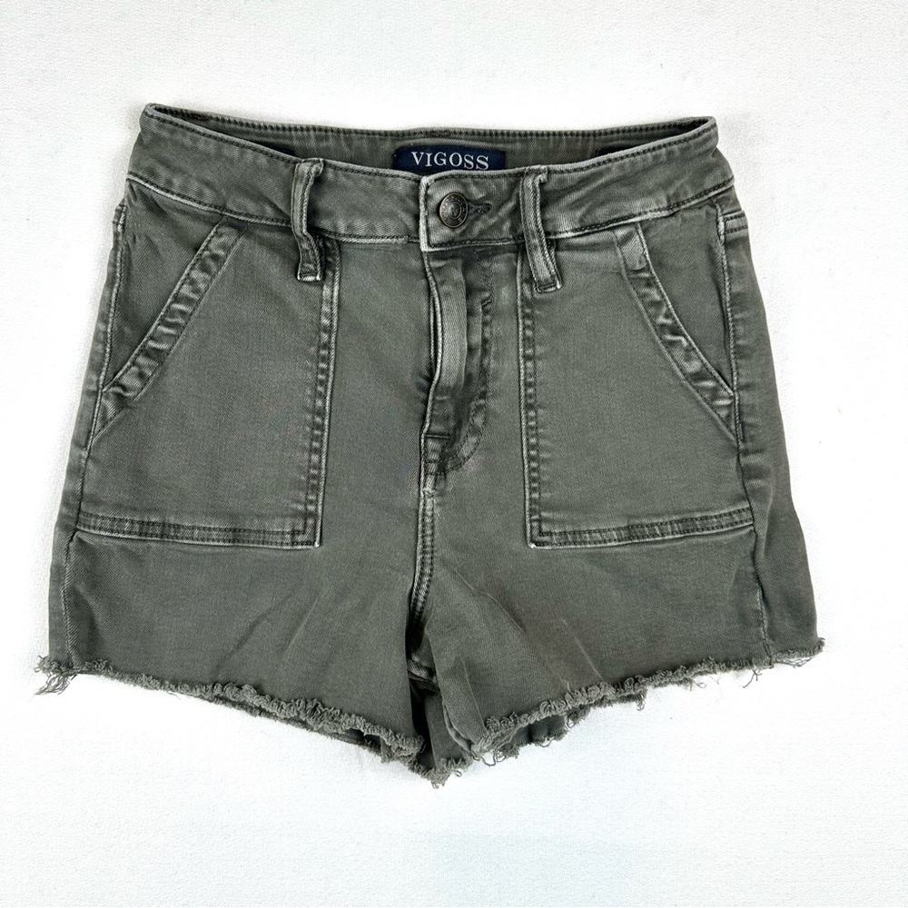 Vigoss Ace High Rise Short Raw Edges Porkchop Pocket